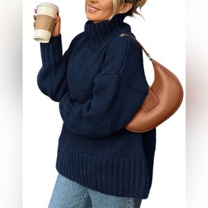 Navy Blue Women's Sweater